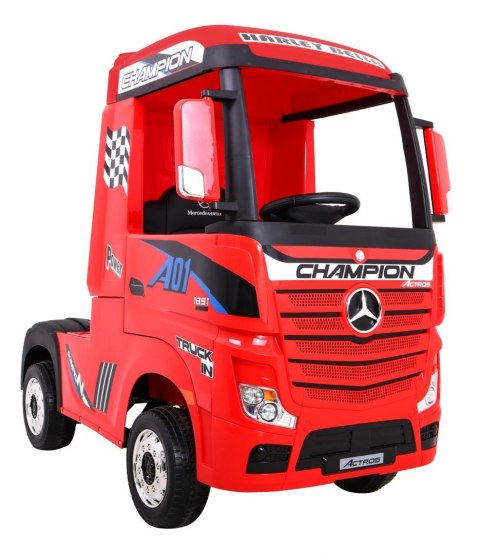 Pojazd Mercedes Benz Actros Czerwony