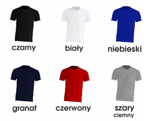 Koszulki męskie W SEREK V-neck JHK ROMIARY KOLORY Kraków wysyłka