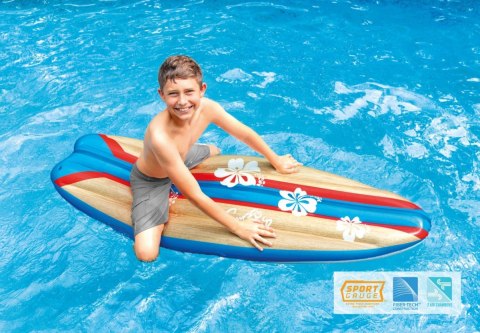 Materac Deska SURFS UP 178 x 69 cm INTEX Niebiesko Żółty