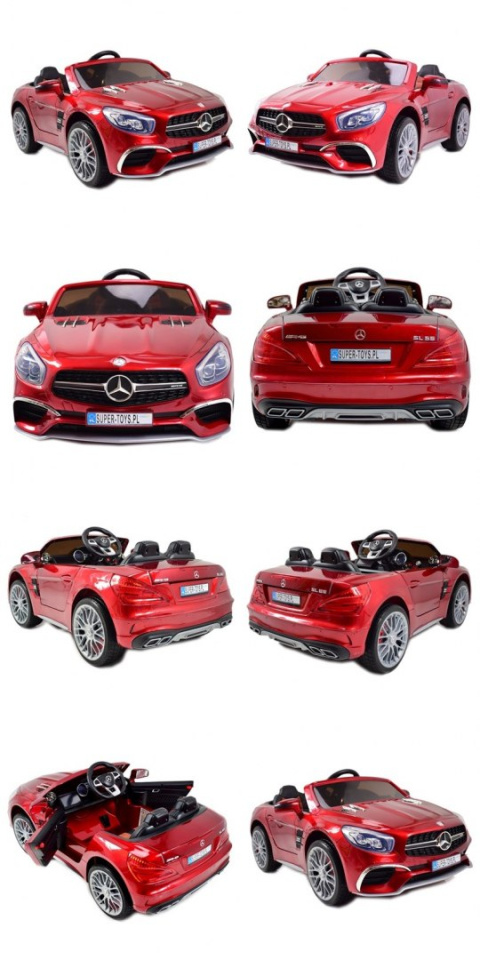 MERCEDES SL65 AMG PILOT, WOLNY START, WALIZKA DO AKUMULATORA , MP4 /XMX602