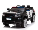 AUTO SUV POLICYJNY NA AKUMULATOR, MIĘKKIE SIEDZENIE, MĘKKIE KOŁA/JC002 Auto Na Akumulator Policja Jc002 Czarny JC-002-CZARNY