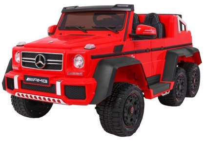 AUTO NA AKUMULATOR Mercedes G63 6x6 Czerwony MP4