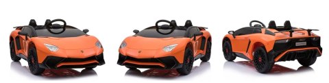 ORYGINALNE LAMBORGHINI AVENTADOR PEŁNA OPCJA, MIĘKKIE KOŁA, MIĘKKIE SIEDZENIE/BDM0913