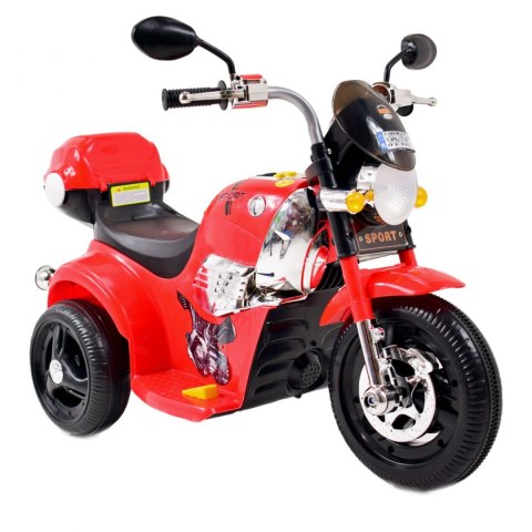 MOTOR CHOPPER SPORT Z KUFERKIEM, KOGUTEM I DŹWIĘKAMI/X818