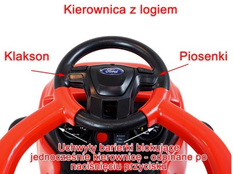 FORD RANGER JEŻDZIK, PCHACZ, KARMIDEŁKO,POJAZD NA AKUMULATOR, MIĘKKIE SIEDZENIE/DKP01