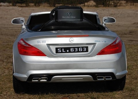 MERCEDES SL 63 AMG Z AMORTYZATORAMI, MIĘKKIE KOŁA, SIEDZENIE, HAMULEC, LAKIER/SL63