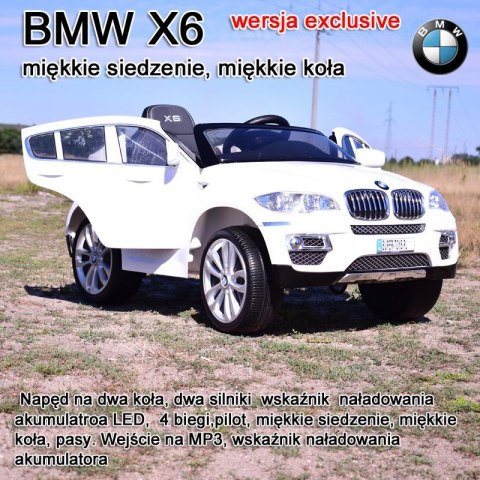 ORYGINALNE BMW X6 W NAJLEPSZEJ WERSJI,MIĘKKIE SIEDZENIE ,KOŁA EVA.,2.4 Ghz/JJ258