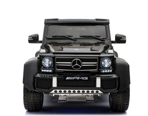 MEGA POJAZD- ORYGINALNY MERCEDES G63, NAPĘD 6X6, MIĘKKIE KOŁA, MIĘKKIE SIEDZENIE, SIEDZENIE DLA RODZICA, 12V 14AH/SX-1888