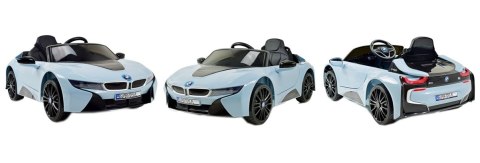 ORYGINALNE BMW I8 - MIĘKKIE KOŁA, MIĘKKIE SIEDZENIE/JE1001