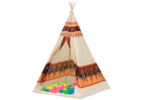 Namiot Tipi WIGWAM+ 60 kolorowych piłek ZA2160