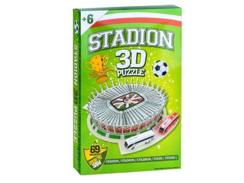 Puzzle 3D Stadion piłkarski 69 elementów ZA2049