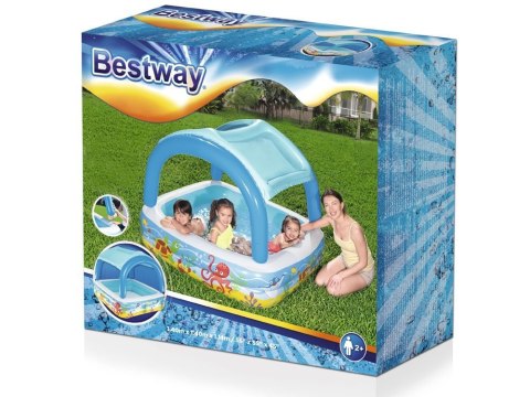 Bestway BASEN z odpinanym DASZKIEM 140 cm 52192