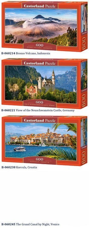 Castorland Puzzle Panorama 600 elem. obrazy CA0032