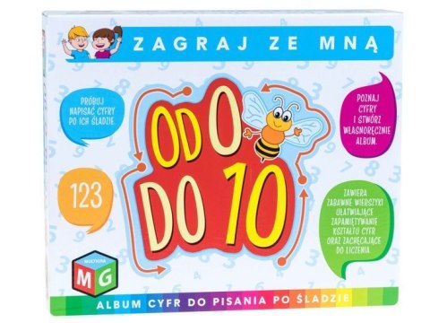 Od 0 do 10 Album Cyfr do Pisania po Śladzie KS0010