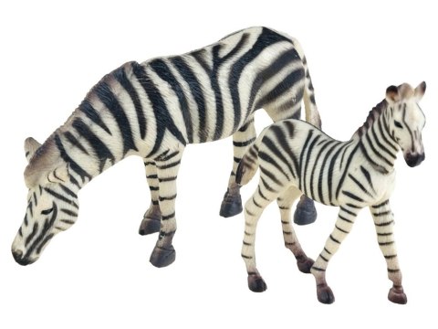 Zwierzęta FIGURKI Zebra Łoś Lew Bawół ZA2218 2 słonie