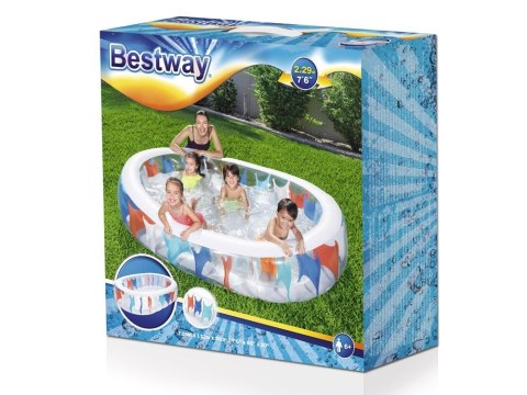 Bestway Basen dmuchany elipsa 229cm x 152cm 54066