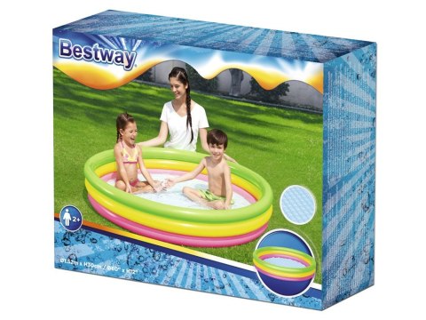 Bestway kolorowy Basenik dmuchany 152x30cm 51103