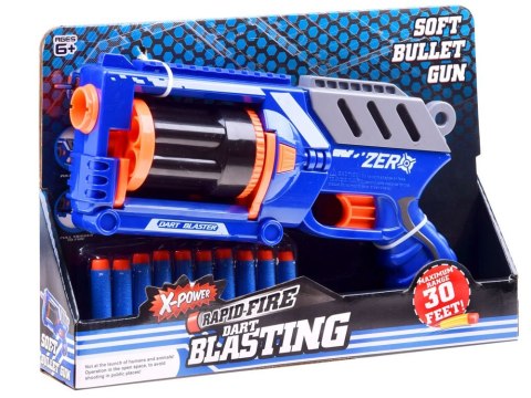 Pistolet BLASTER naboje piankowe 10szt broń ZA3286