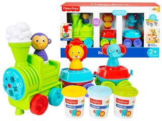 Fisher Price Pociąg masa plastyczna 3 kol. ZA3619