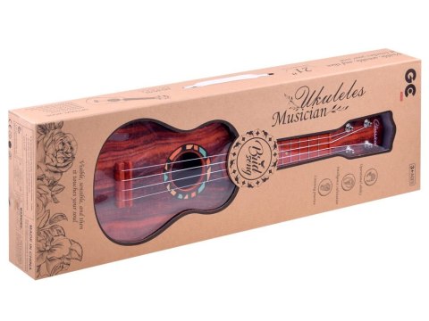 Ukulele zabawka plastikowa gitara z paskiem IN0129