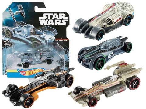 Hot Wheels Pojazdy Star Wars autka kolekcja ZA3636