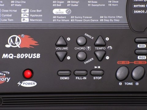 Duże Organy Keyboard MQ-809 USB MIKROFON IN0029