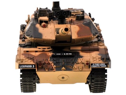 Duży zdalnie sterowany CZOŁG LEOPARD RC0106