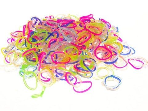 Gumki kolorowe Loom Bands oryginalne 600szt ZA0995