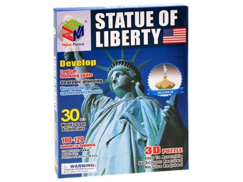 Przestrzenne Puzzle 3D Statua Wolności USA ZA1579