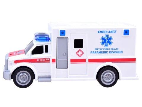 Autko karetka ambulans światło dźwięk ZA2946