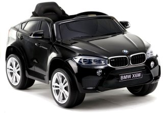 Import LEANToys Auto na Akumulator BMW X6 Czarny Lakierowany