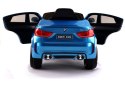 Import LEANToys Auto na Akumulator BMW X6 Niebieskie Lakierowane