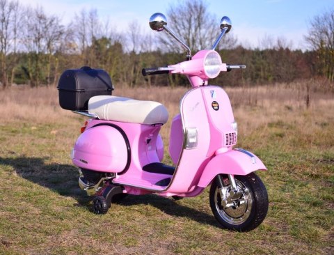 ORYGINALNA VESPA PX150, MIĘKKIE KOŁA, MIĘKKIE SIEDZENIE, KUFEREK/PX150