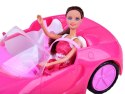 Duże Auto dla lalki Różowy Kabriolet lalka ZA1765