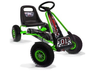 Duży GOKART na pedały pompowane gumowe koła SP0153