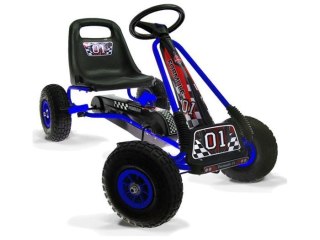 Duży GOKART na pedały pompowane gumowe koła SP0153