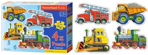 Castorland Puzzle 4w1 układanki dla 3 latka CA0012