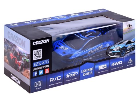 Auto zdalnie sterowane FORD FIESTA RS 20k/h RC0404