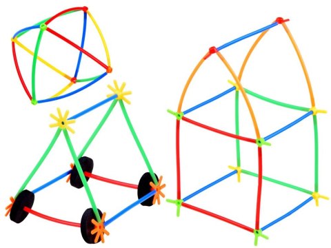 Kreatywne klocki rurki patyczki 1000-ele ZA3672