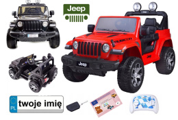 Autko dla dziecka Jeep Rubicon 4x4