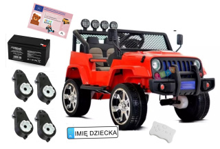 AUTO NA AKUMULATOR JEEP na akumulator 4x4 DRIFTER 4x45W Ekoskóra EVA /S2388