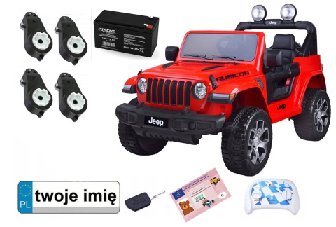 Autko na akumulator Jeep Wrangler Rubicon PA0223