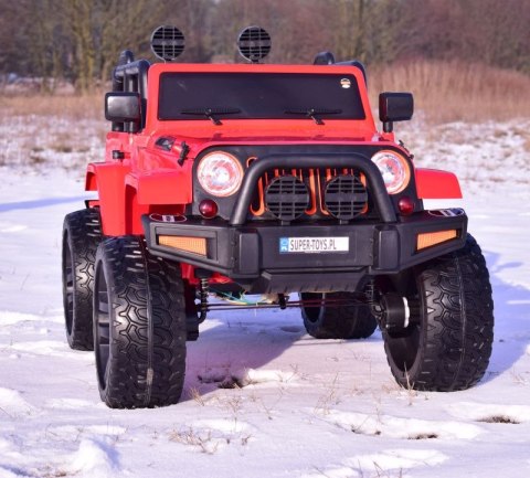 MEGA JEEP 4X4, MIĘKKIE KOŁA, MIĘKKIE SIEDZENIE, FUNKCJA BUJANIA SUPER HIT/LT828