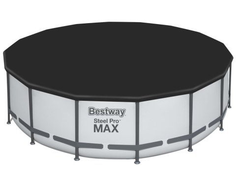 Bestway Basen stelażowy 488x122cm 10w1 szary 5612Z