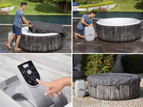 Dmuchane ogrodowe spa hydromasaż Bestway Lay-Z-Spa BAHAMAS 4os 180x66 60005