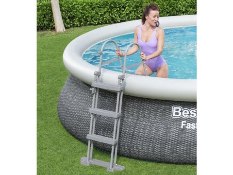 Bestway Basen rozporowy 457x107cm 8w1 rattan 57372