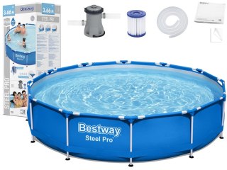 Bestway Basen stelażowy 366cm x 76cm 8w1 56681