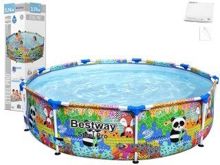 Bestway kolorowy basen stelażowy 274x66 cm 5612F