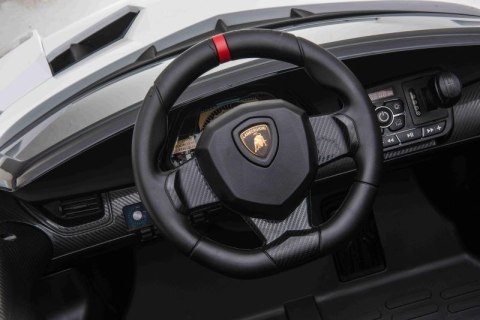 ORYGINALNE LAMBORGHINI VENENO NA AKUMULATOR, MIĘKKIE KOŁA, MIĘKKIE SIEDZENIE, LAKIER/XMX615