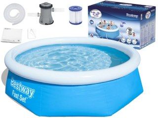 Bestway Basen ROZPOROWY 2,100L 244x66cm 8w1 57268